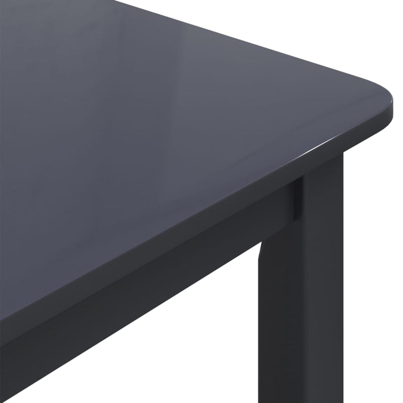Espace Table-Table à manger noire en bois d&