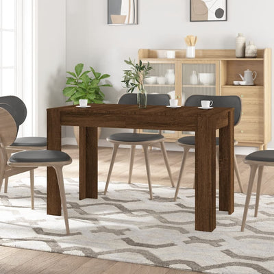 Espace Table-Table à manger noire et solide en bois d'ingénierie