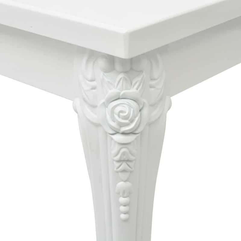 Espace Table-Table basse chic en laquée blanc