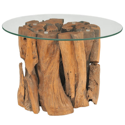 Espace Table-Table basse élégante et moderne en teck massif