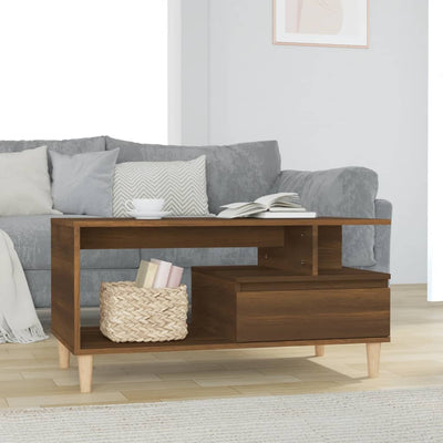 Espace Table-Table basse moderne en bois d'ingénierie avec tiroir