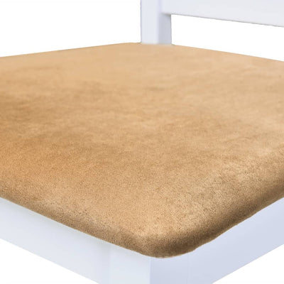 Espace Table-Table de bar élégante en bois véritable avec quatre tabourets confortable