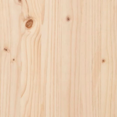 Espace Table-Table de chevet avec rangement en bois de pin massif