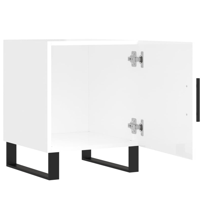Espace Table-Table de chevet blanche design en bois d&