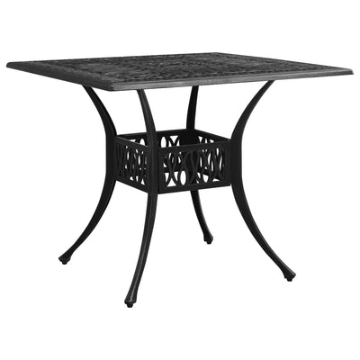 Espace Table-Table de jardin en aluminium noir compacte